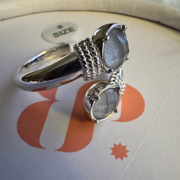 Bomb Party Ring RBP2854 "Limitless Potential” Genuine Quartz on Rose Gold sz 8 - Picture 6 of 6